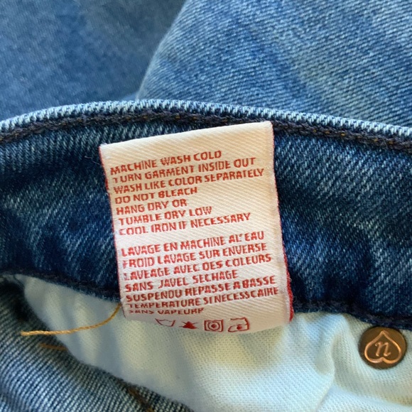 Revice High Rise Button Fly Medium Wash Jeans sz 28 Like New - Picture 7 of 7